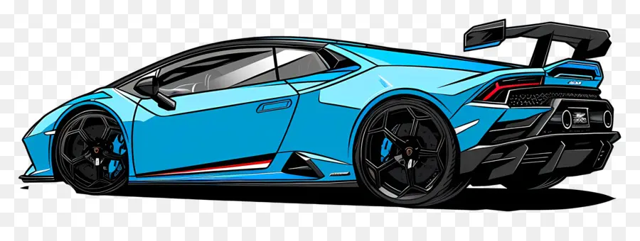 Lamborghini Hurakain Satho，Bleu Voiture De Sport PNG