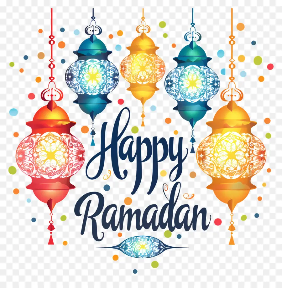 Joyeux Ramadan，La Lanterne Du Ramadan PNG