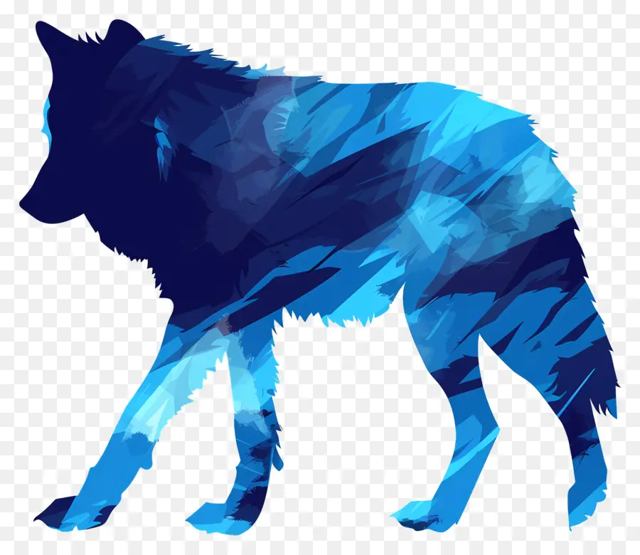 Loup Silhouette，Loup PNG