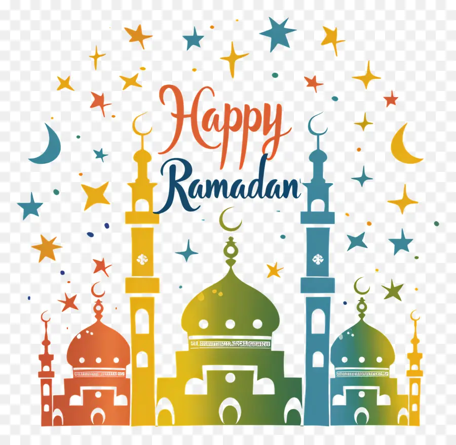 Joyeux Ramadan，L'art Islamique PNG