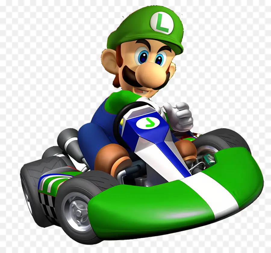 Hors Route，Luigi En Kart PNG