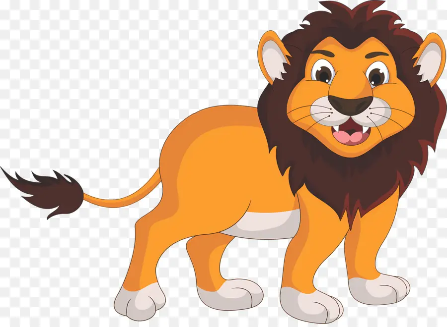 Le Logo De Lion，Dessin Animé Lion PNG