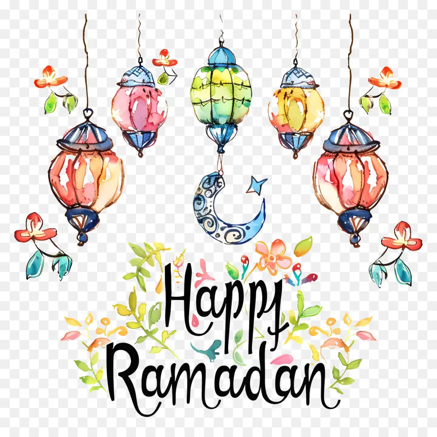 Joyeux Ramadan，Lanternes PNG