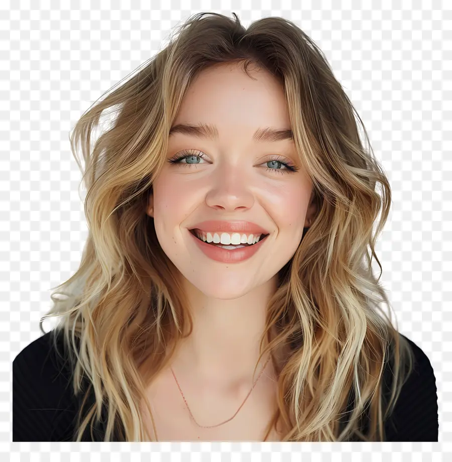 Sydney Sweeney，Femme Blonde Souriante PNG