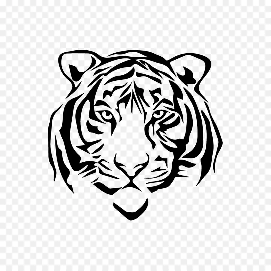 Logo De Tigre，Objet Noir PNG