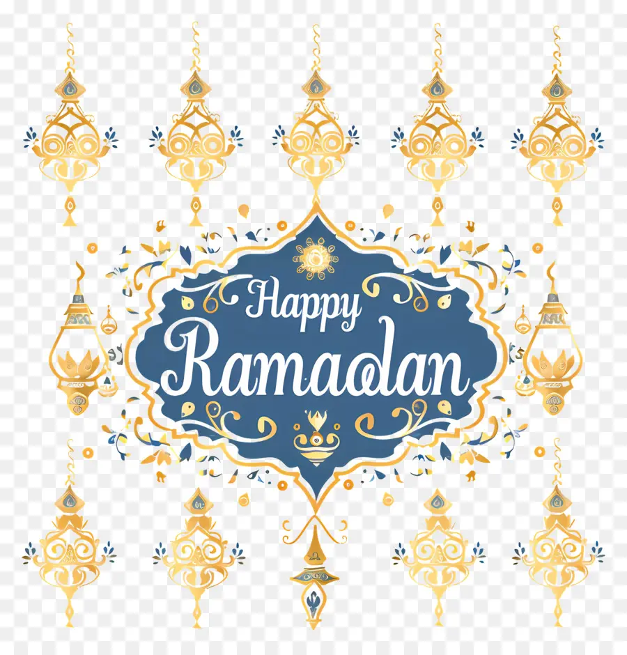 Joyeux Ramadan，Lanternes PNG