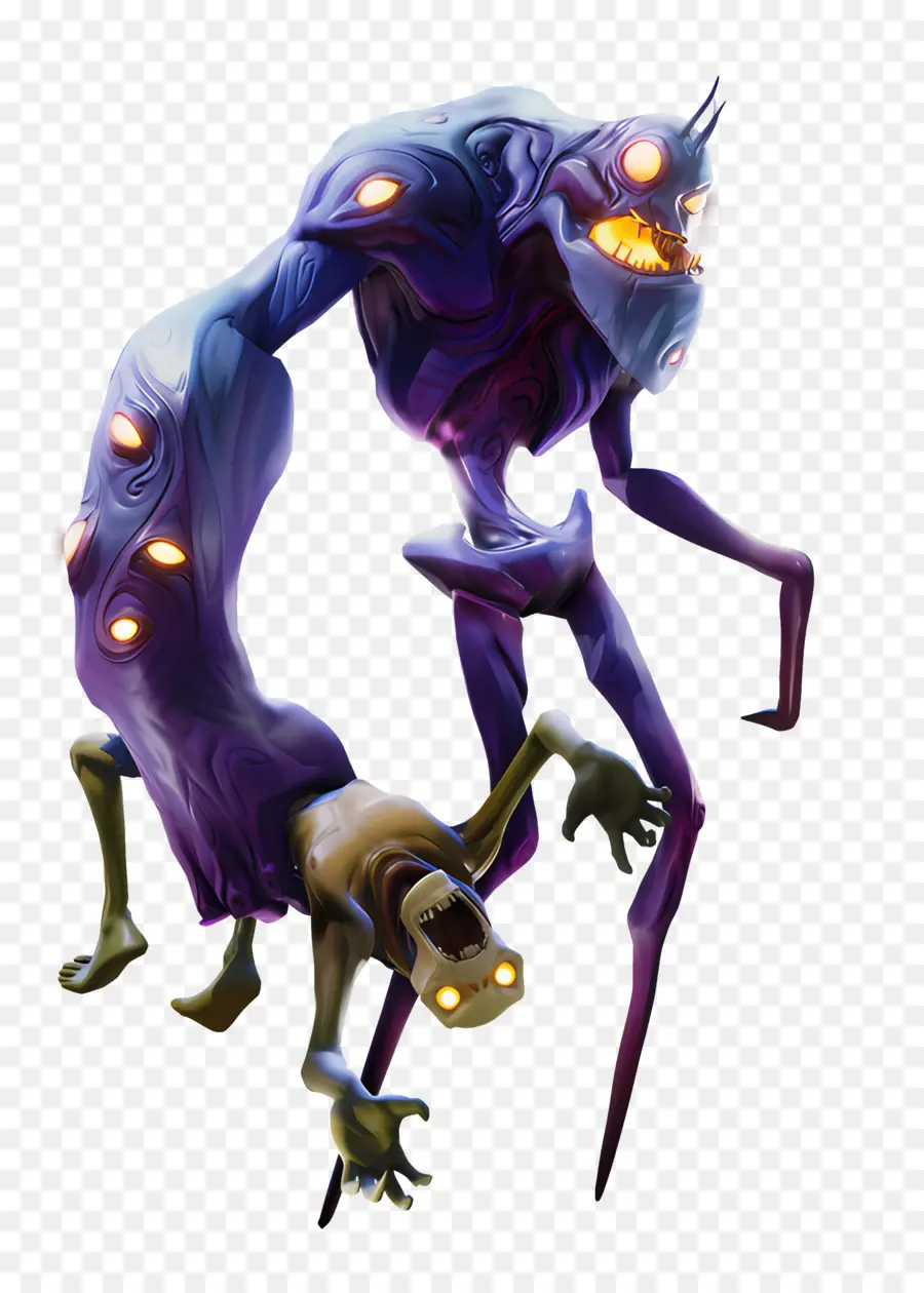 Bras Longs，Monstre Violet PNG