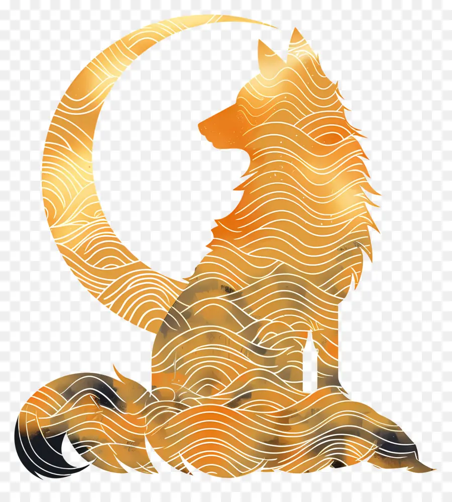 Loup Silhouette，Animal PNG