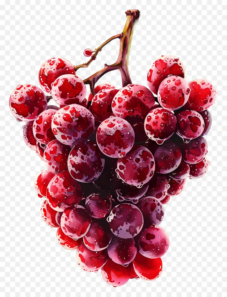 Raisins Rouges，Grappe PNG