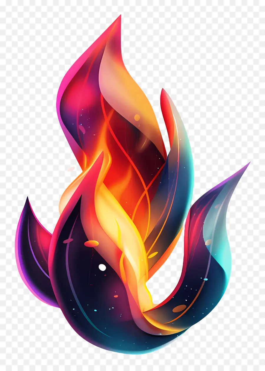 La Flamme，Coloré PNG