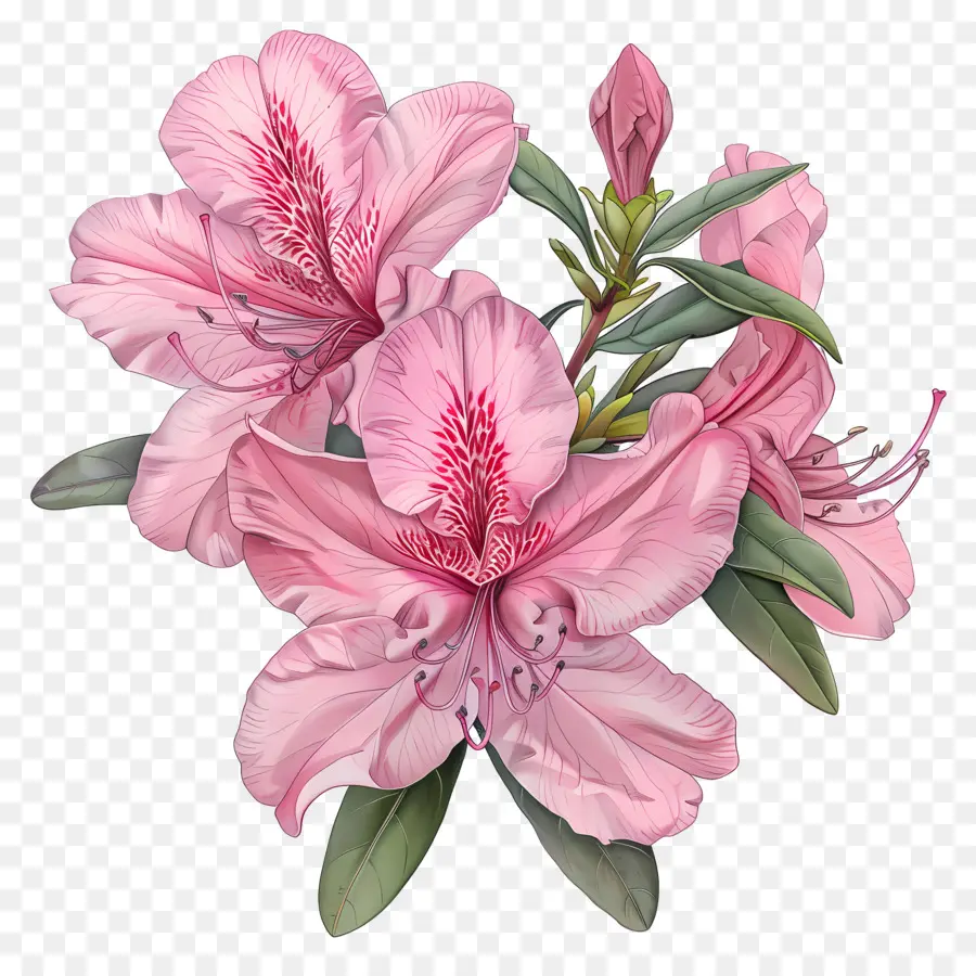 Plante Azalea，Rhododendron Rose PNG