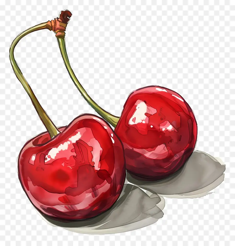 Cerises Au Marasquin，Cerises Rouges PNG