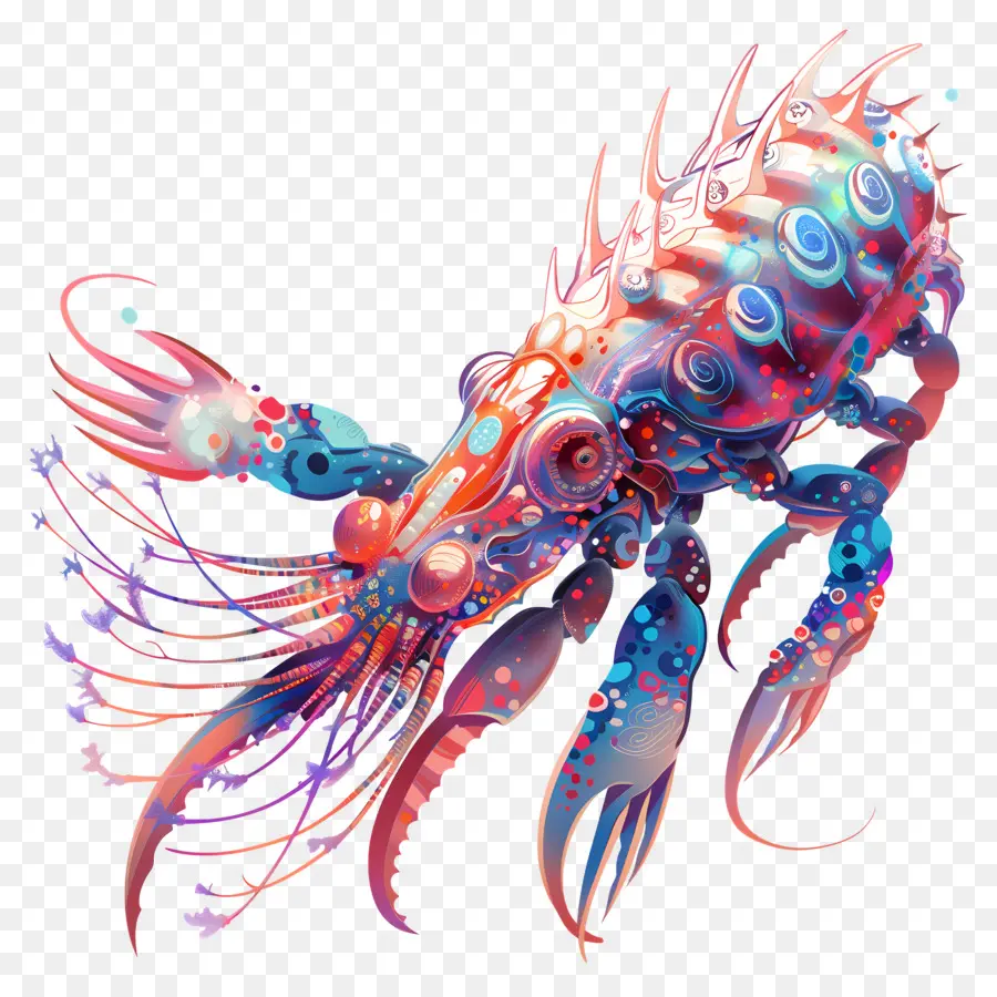 Les Créatures De La Mer，Rendu 3d PNG