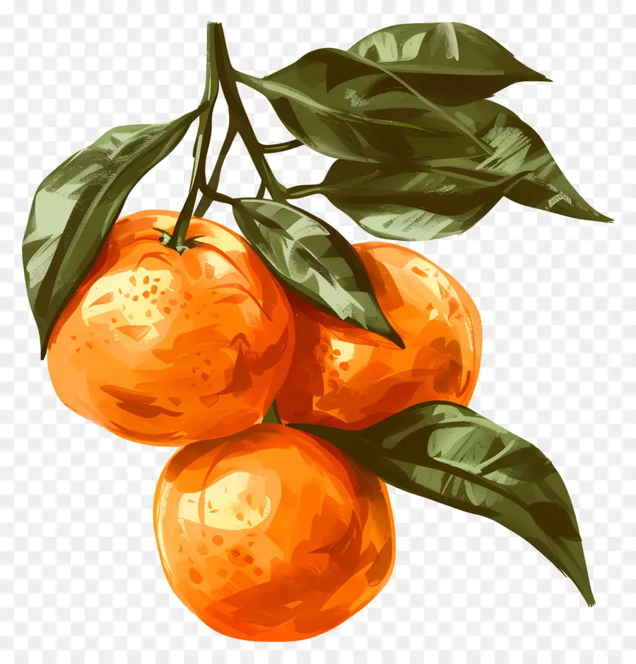 Mandarines，Les Oranges PNG