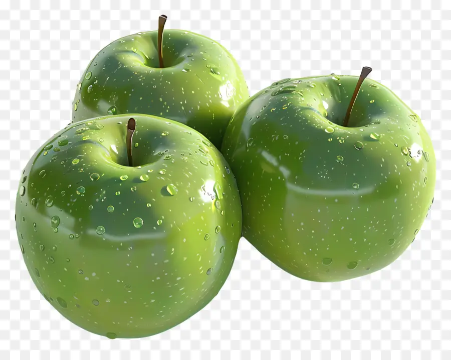 Pommes De Granny Smith，Pommes Vertes PNG