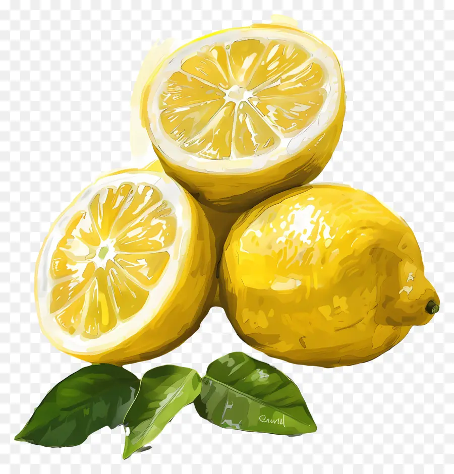 Citrons，Citrons Frais PNG