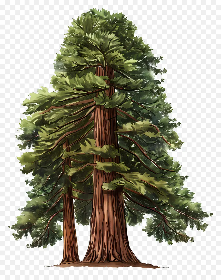 Séquoia，Des Arbres Géants PNG