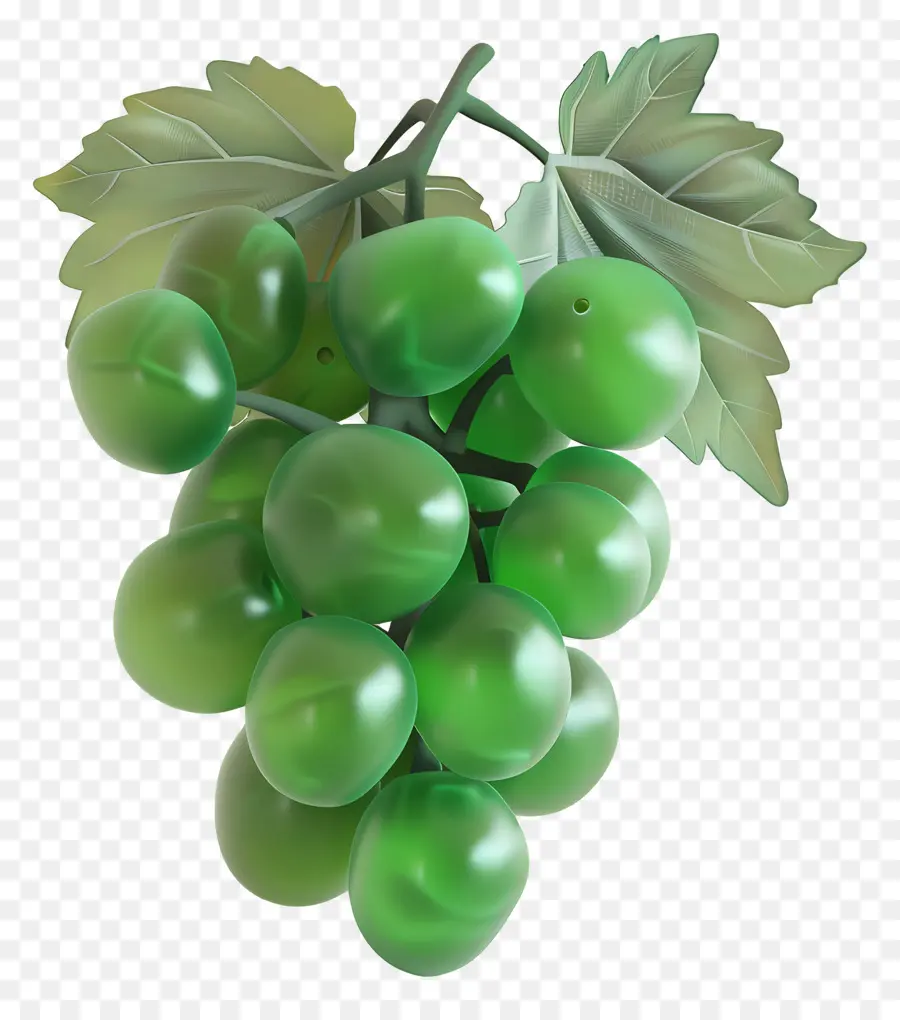 Raisins Verts，Fruits PNG