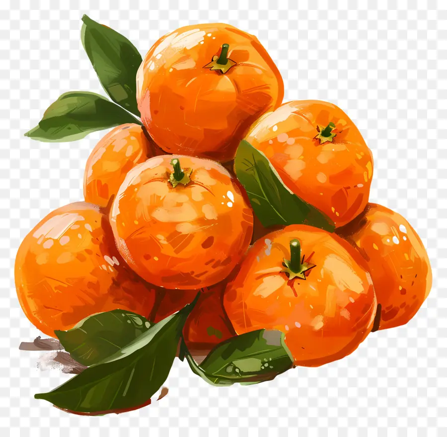Clémentines，Mandarines Oranges PNG