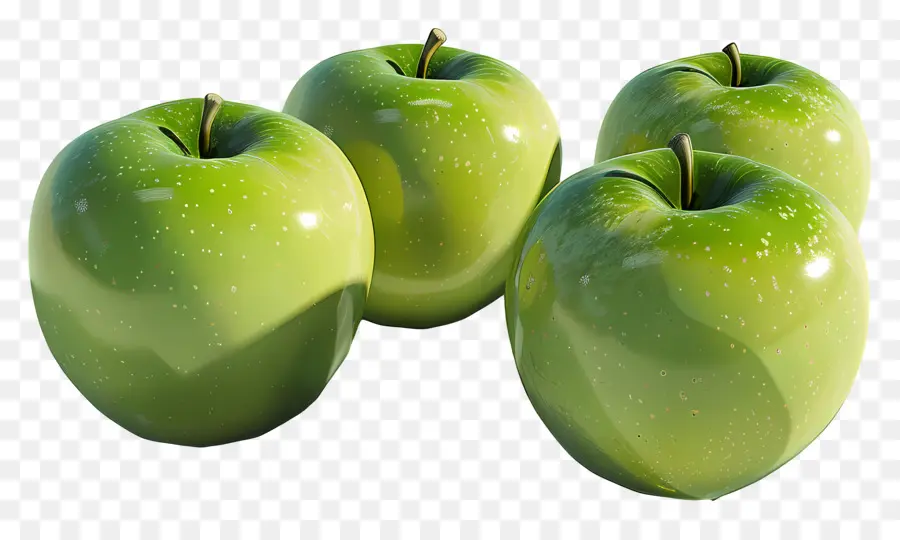Pommes De Granny Smith，La Pomme Verte PNG