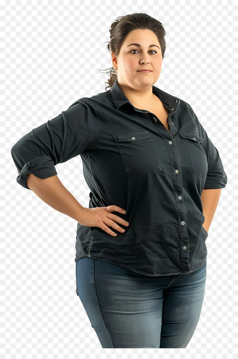 Femme Obèse，La Mode PNG