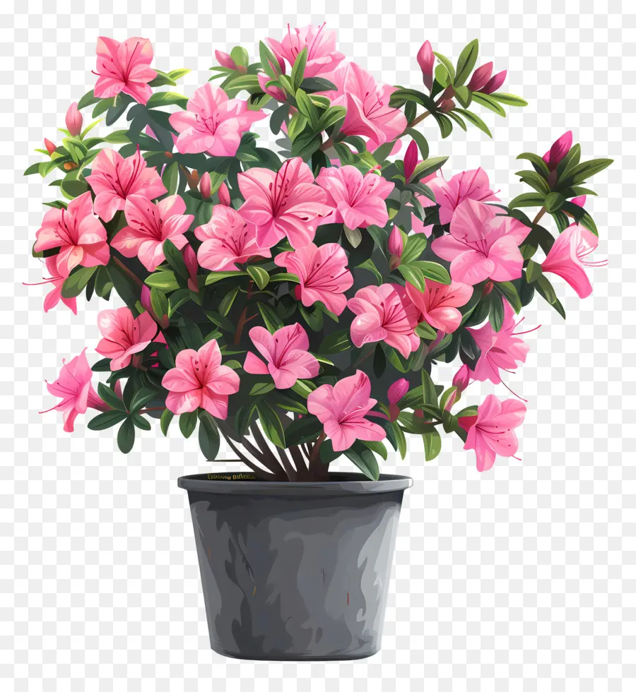 Plante D'azalée，Plante En Pot PNG