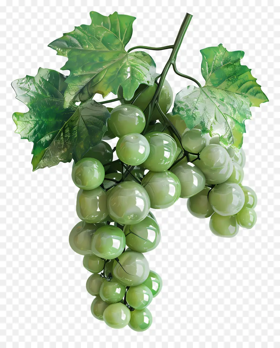 Raisins Verts，Fruits Frais PNG