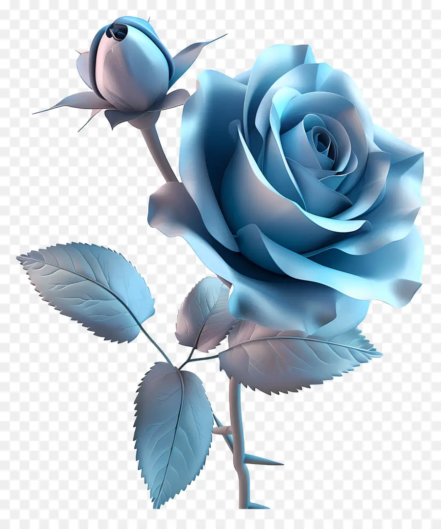 Rose Bleue，L'amour PNG