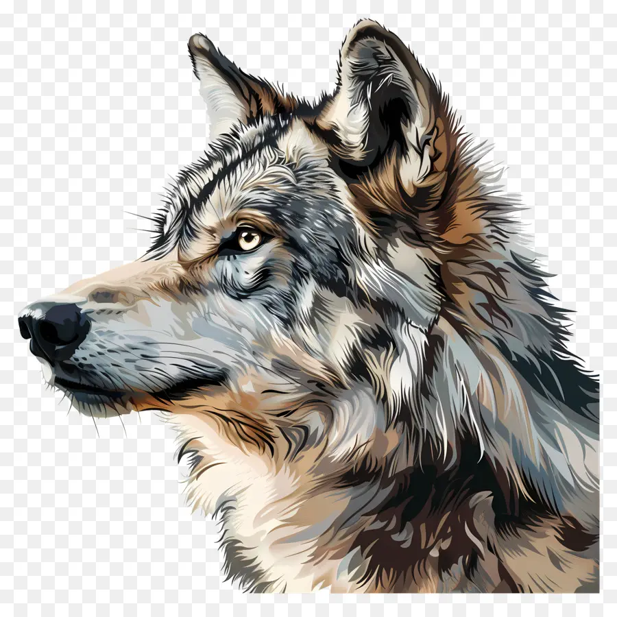 Loup，Loup Gris PNG