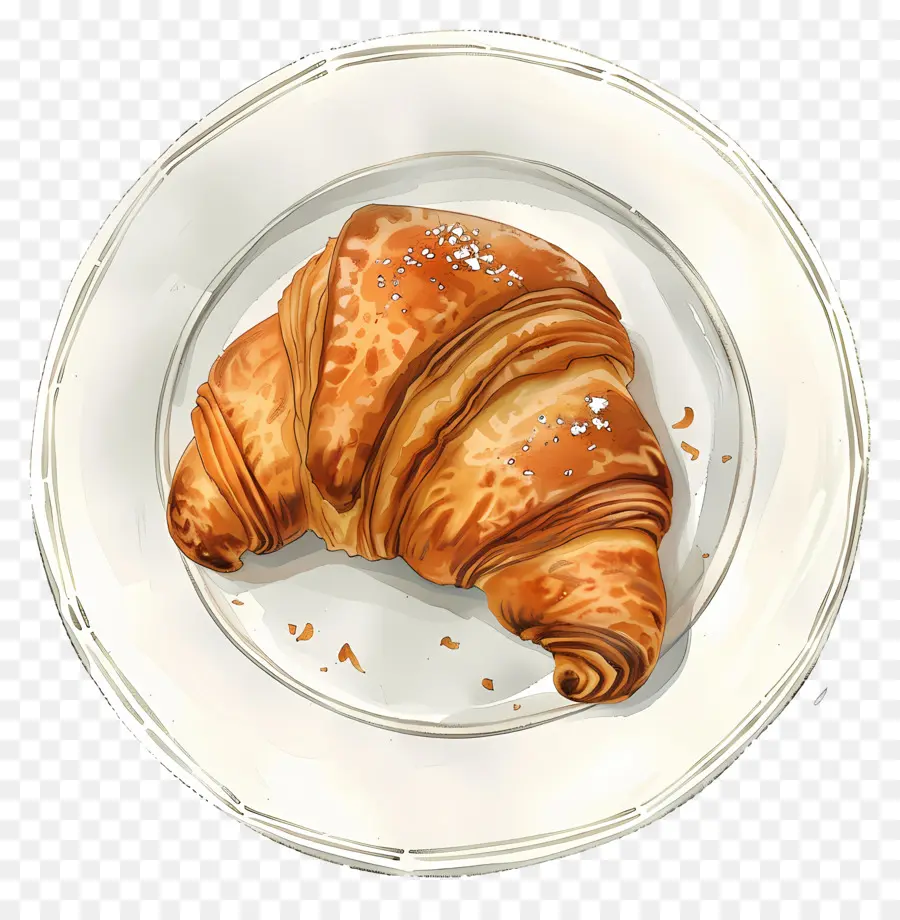 Croissant，Pâtisserie PNG