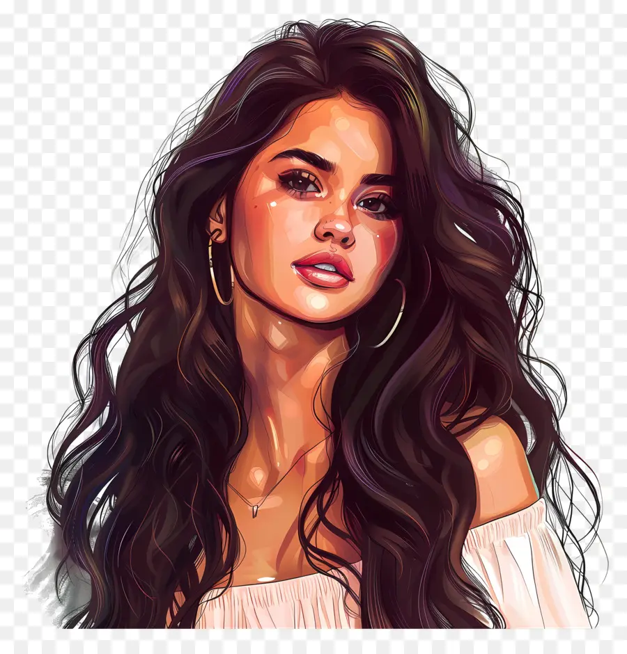 Selena Gomez，Portrait De Femme PNG
