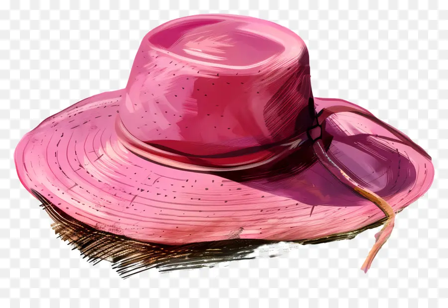 Chapeau De Soleil，Chapeau Rose PNG