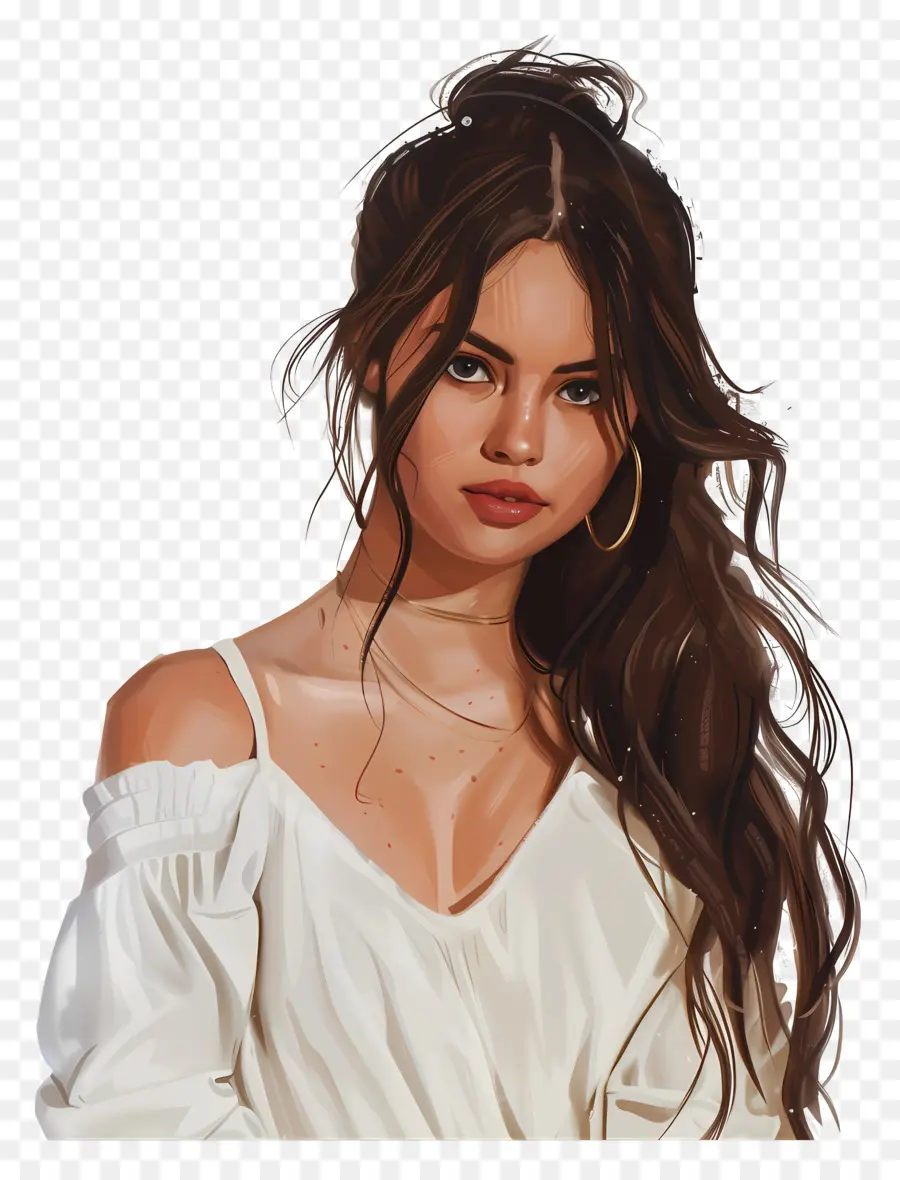 Selena Gomez，Peinture Numérique PNG