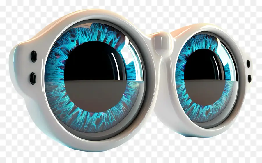 Yeux écarquillés，3d S PNG