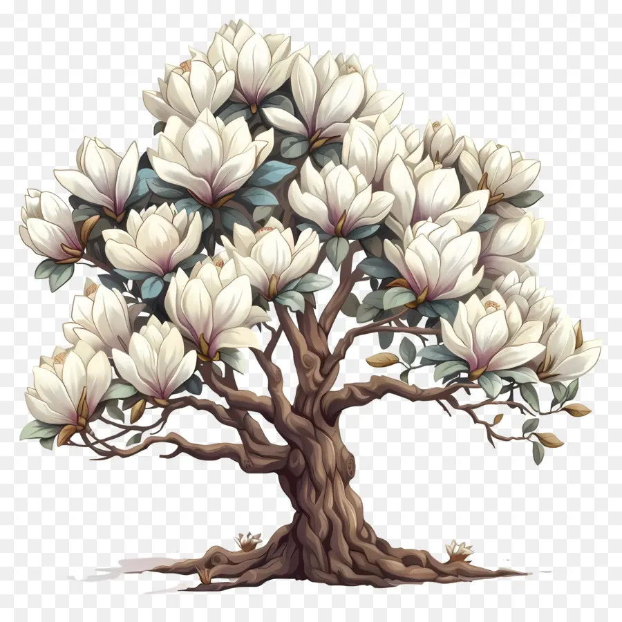 Magnolia，Fleurir PNG