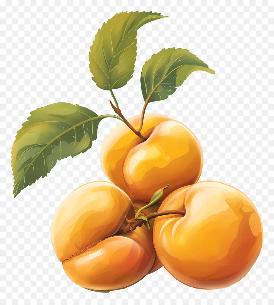 Abricots，Fruits Mûrs PNG