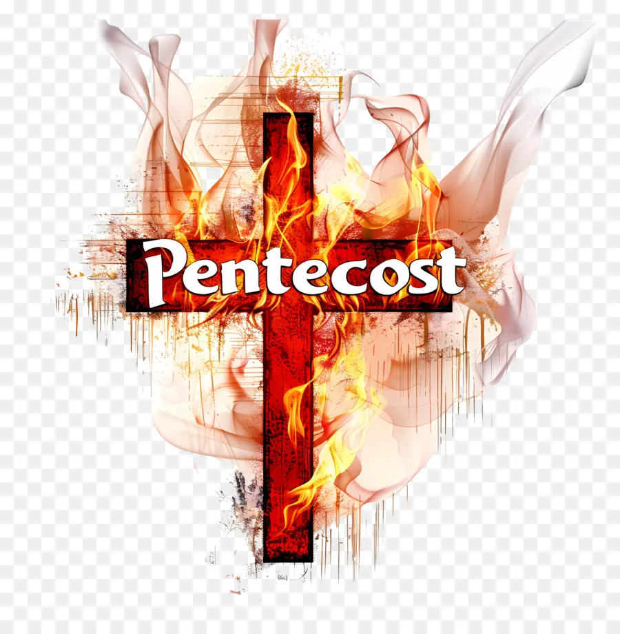 La Pentecôte，La Croix Du Christ PNG