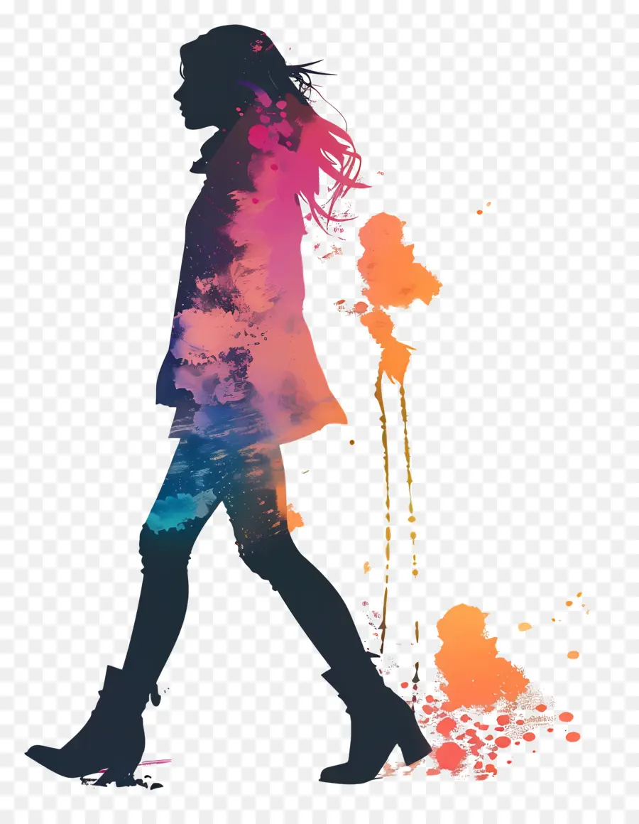 Taylor Swift Silhouette，Femme PNG