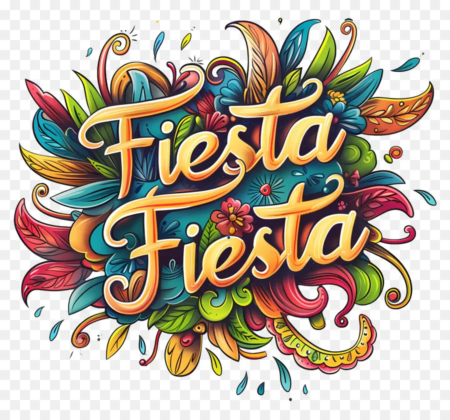 Fiesta，Design Floral PNG