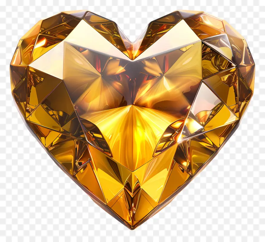 Précieux，Coeur En Forme De Diamant PNG