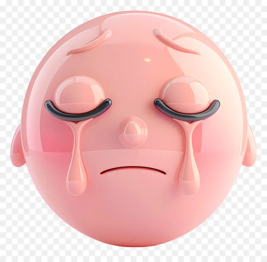 Visage Qui Pleure，Emoji Qui Pleure PNG