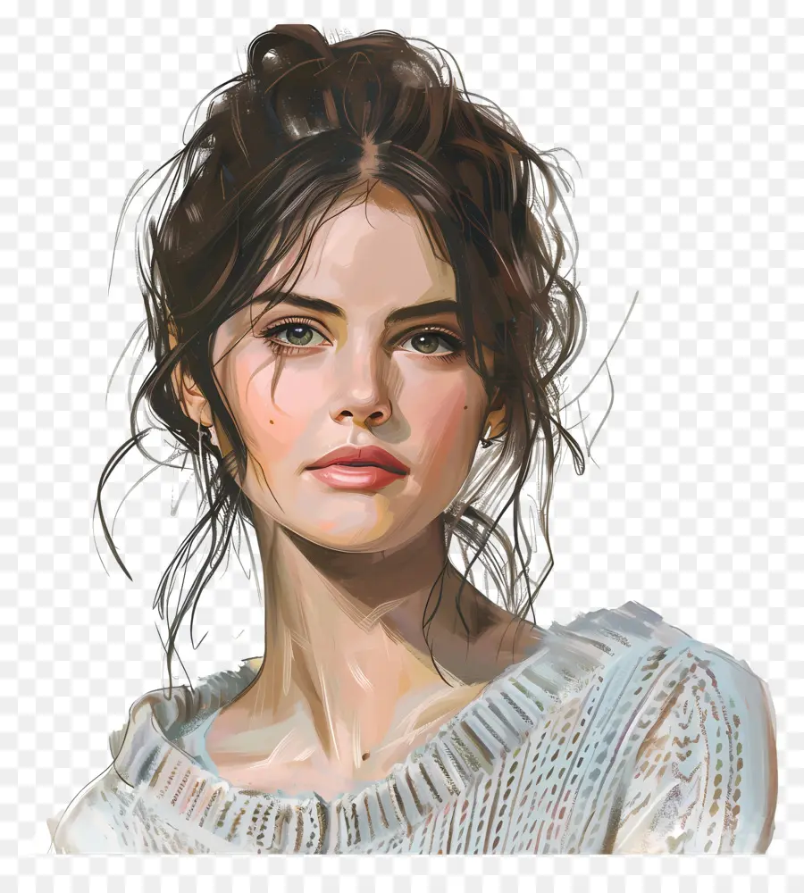 Selena Gomez，Peinture Numérique PNG