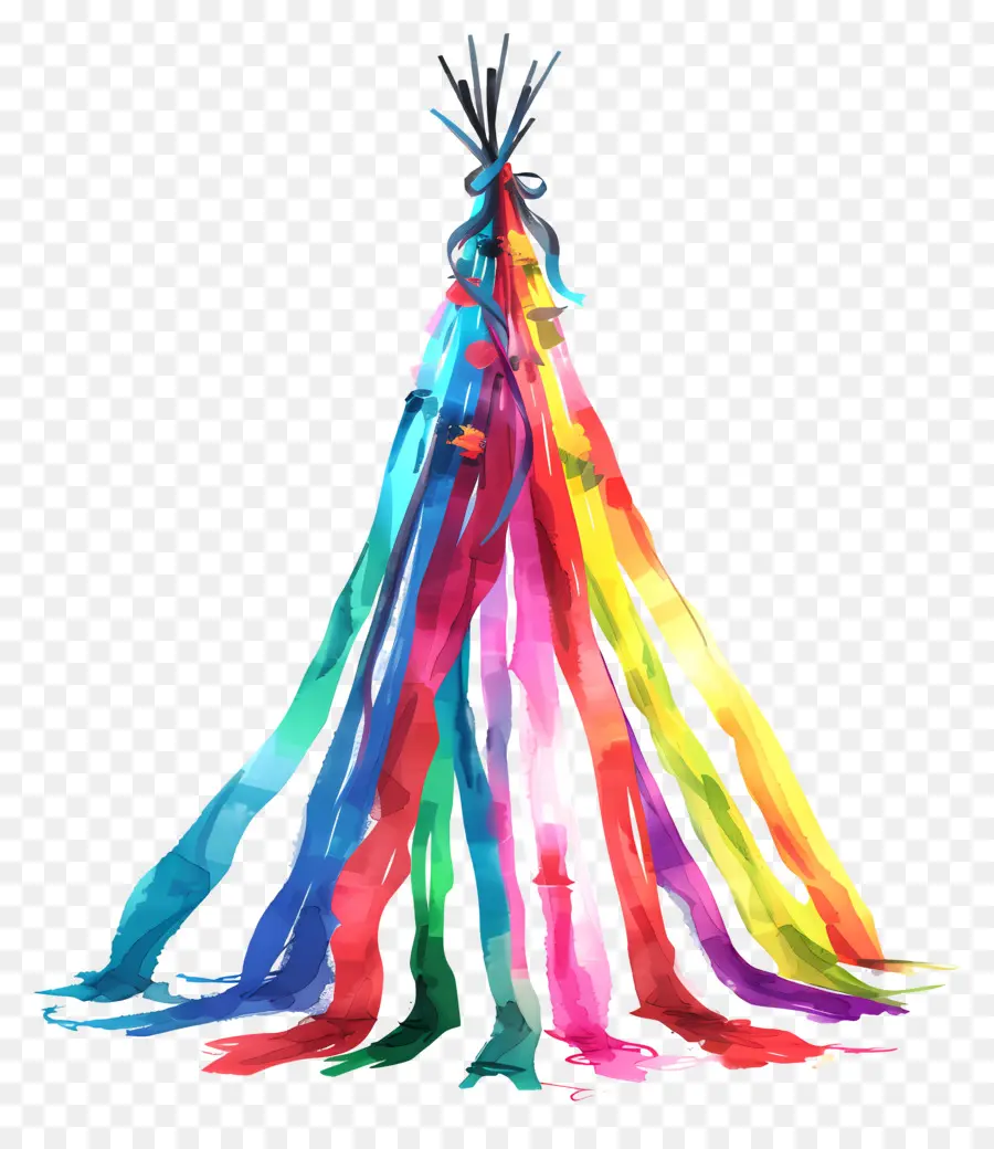 Arbre De Mai，Tipi Arc En Ciel PNG