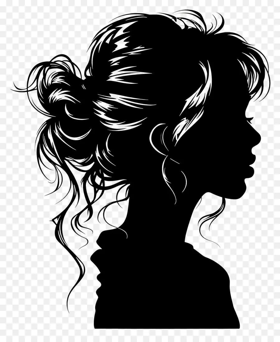 Silhouette De Femme，Femme PNG