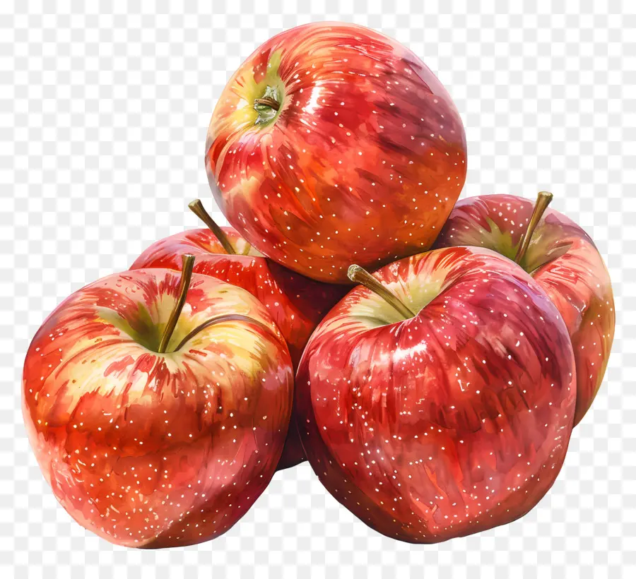 Pommes De Gala，Pommes Rouges PNG