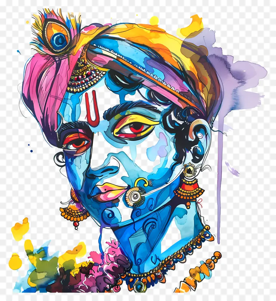 Krishna，Le Seigneur Krishna PNG