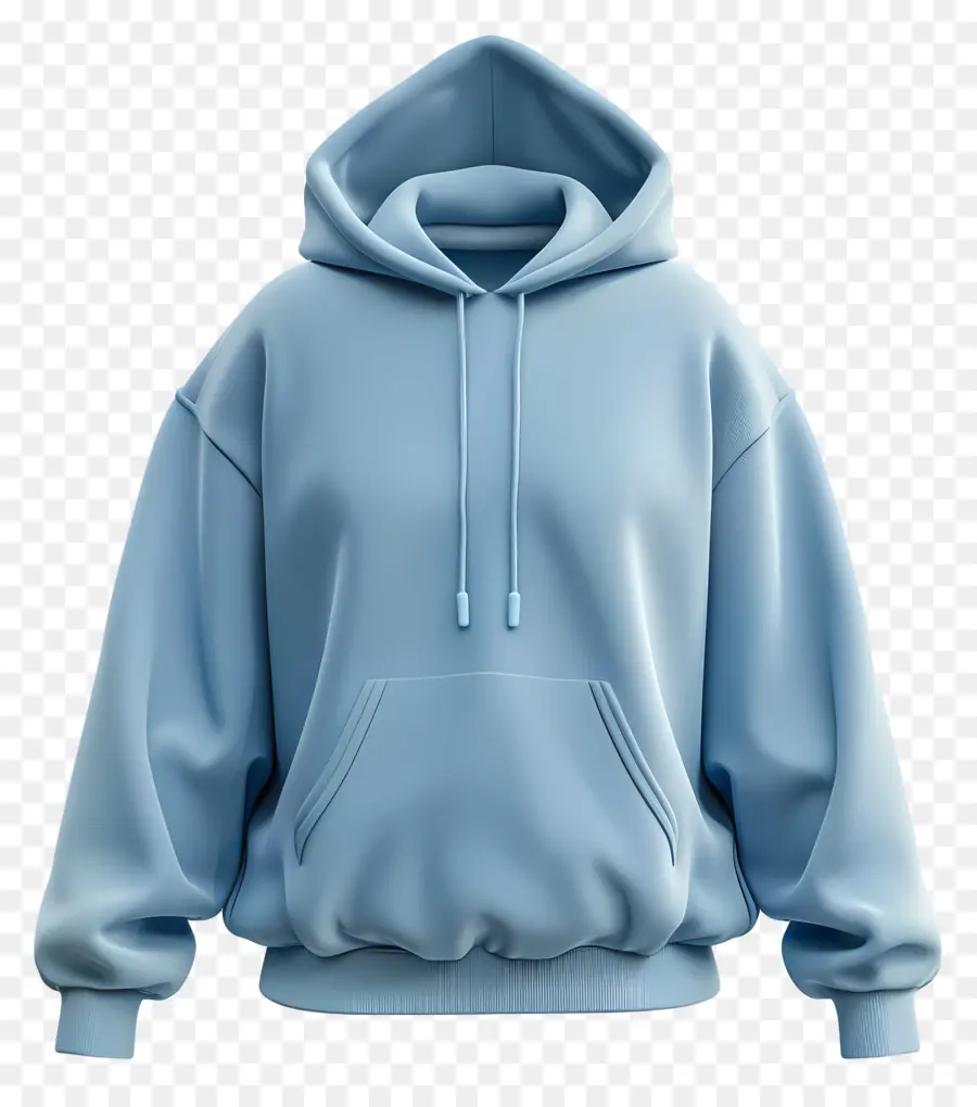 Sweatshirt à Capuche，Sweat à Capuche Bleu PNG