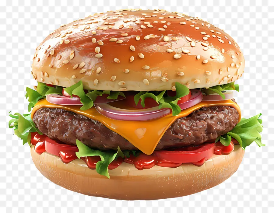Burger，Cheeseburger PNG