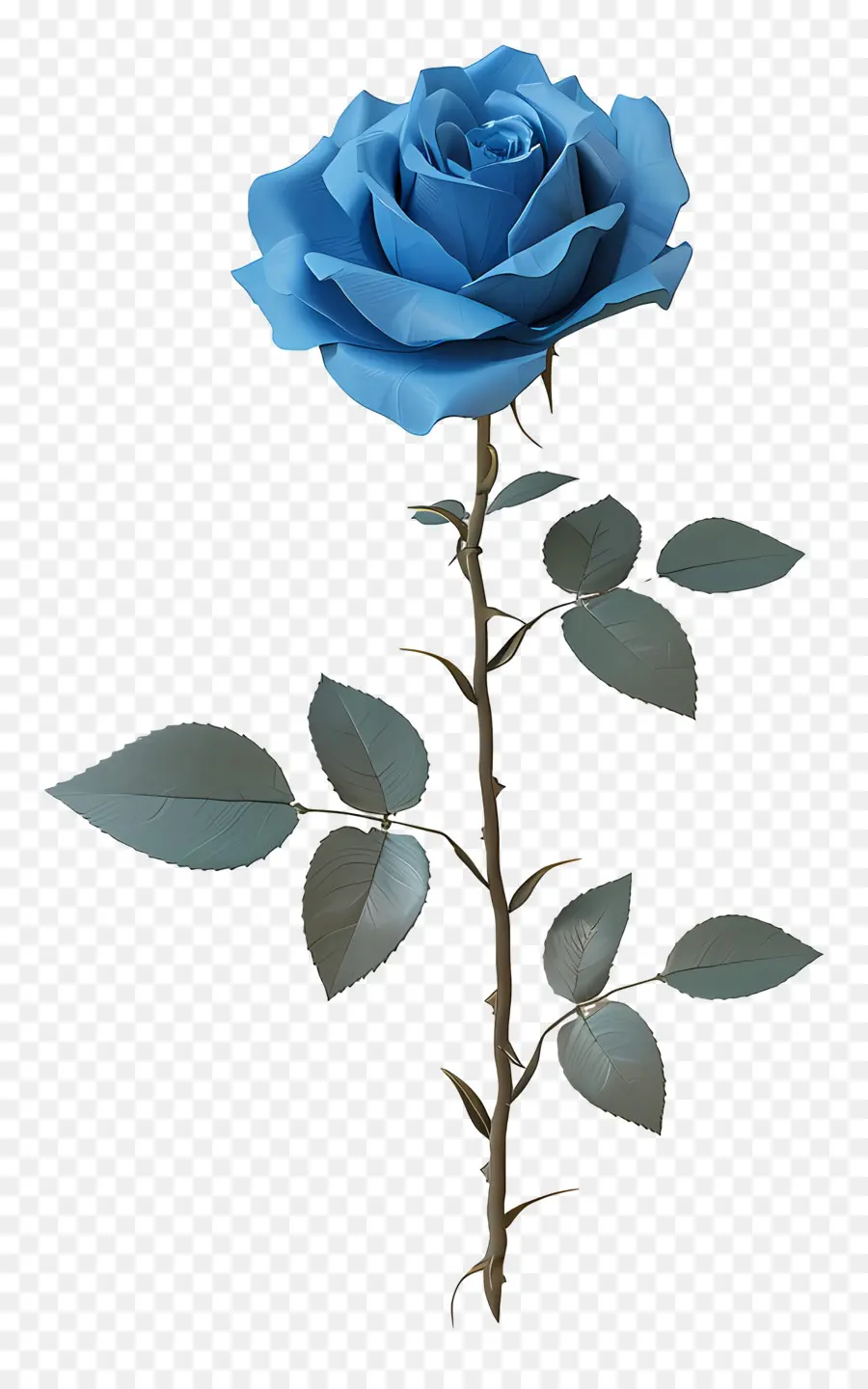 Rose Bleue，Fleur PNG