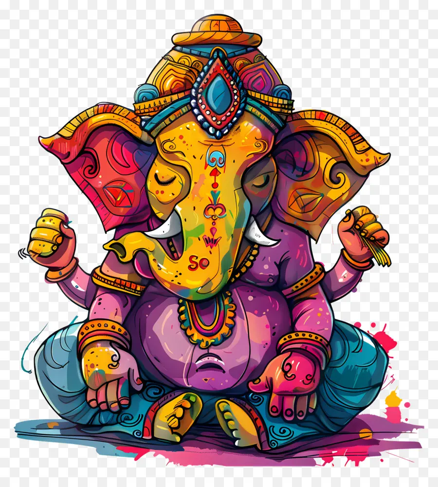 Ganesh，L'éléphant PNG